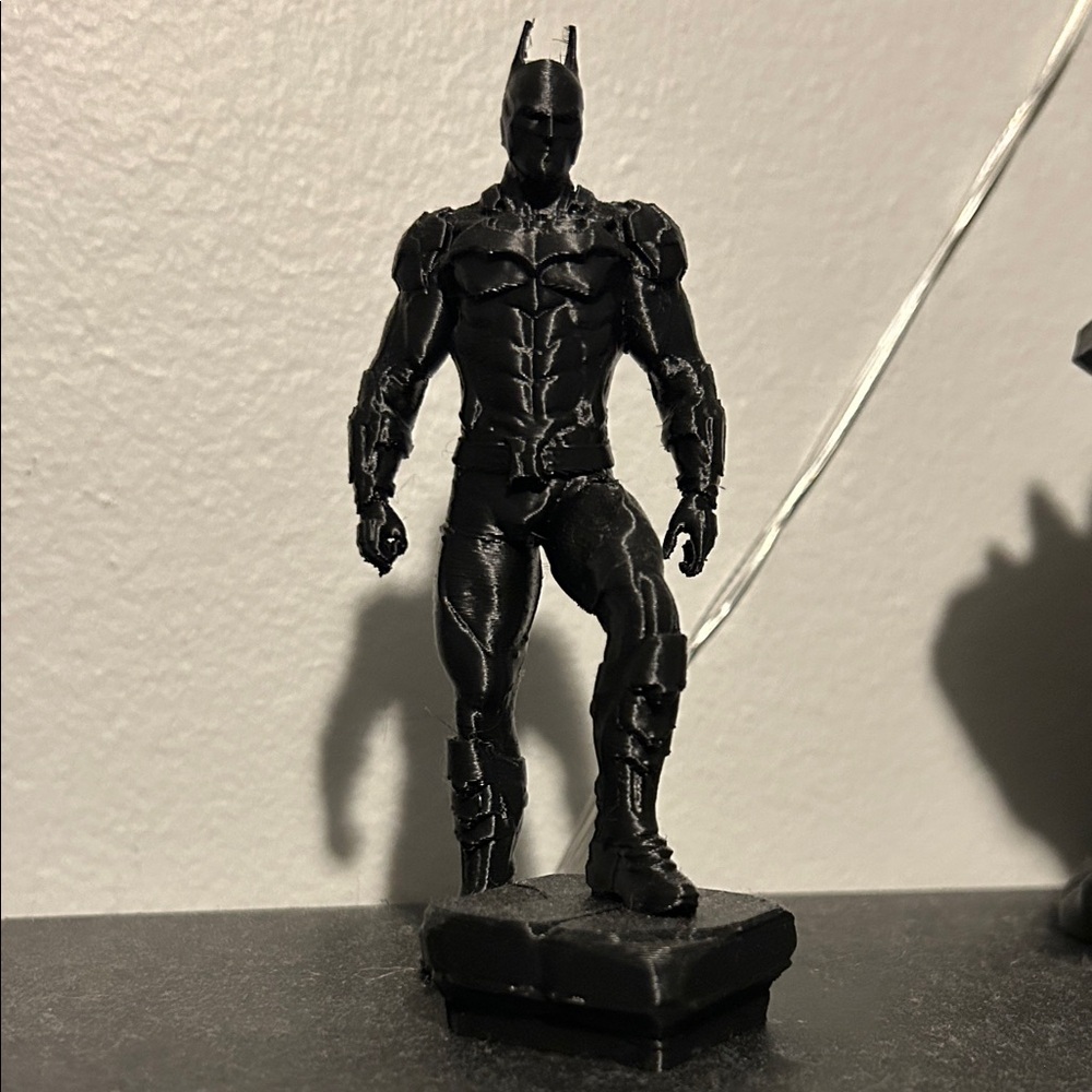 Black Batman Figurine Statue - Standing Pose